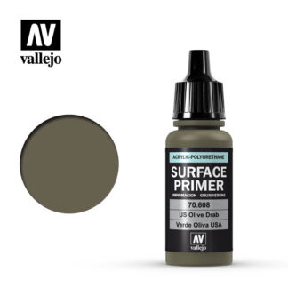 Vallejo 70608 Syrface Primer US Olive Drab 17ml