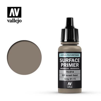 Vallejo 70614 Surface Primer IDF Israeli Sand Grey 61-73 17ml