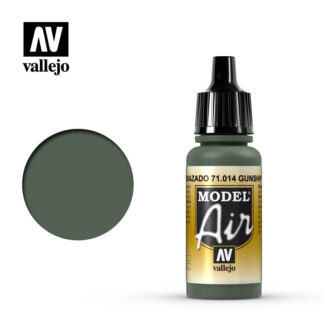 Vallejo 71014 Model Air Gunship Green 17ml