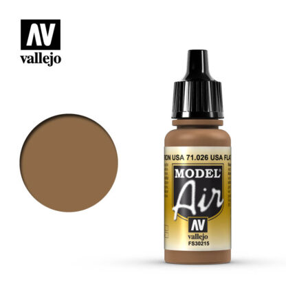 Vallejo 71026 Model Air US Flat Brown 17ml