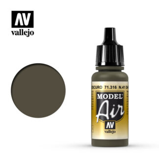 Vallejo 71316 Model Air 316 - Num. 41 Dark Olive Drab 17ml