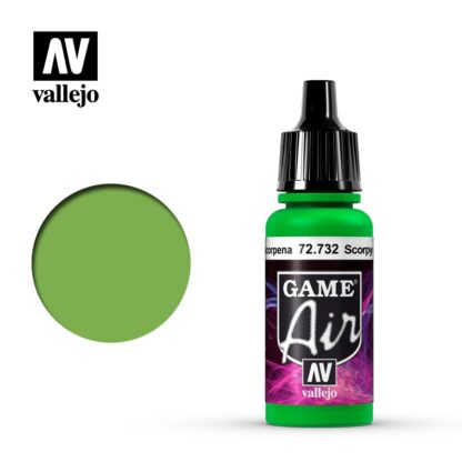 Vallejo 72732 Game Air Scorpy Green 17ml