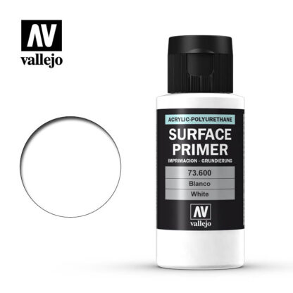 Vallejo 73 600 Surface Primer White 60ml