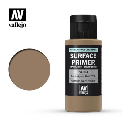 Vallejo 73 604 Surface Primer German Dark Yellow 60ml