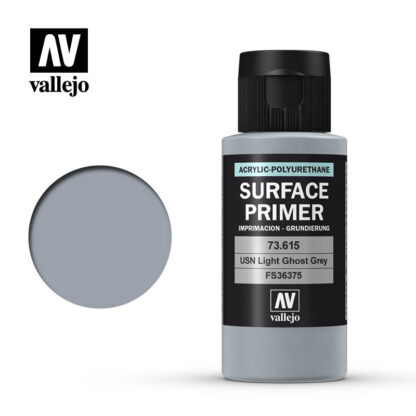 Vallejo 73615 Surface Primer USN Light Ghost Grey 60ml