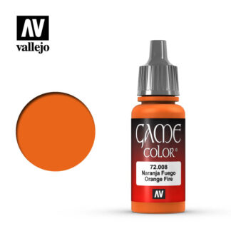 Vallejo Game Color 72008 Orange Fire 17ml