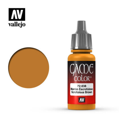 Vallejo Game Color 72038 Scrofulous Brown 17ml