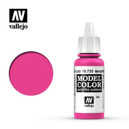 Vallejo Model Color 70735 Fluorescent Magenta