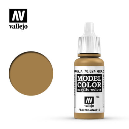 Vallejo Model Color 70824 German Cam Orange Ochre 17ml