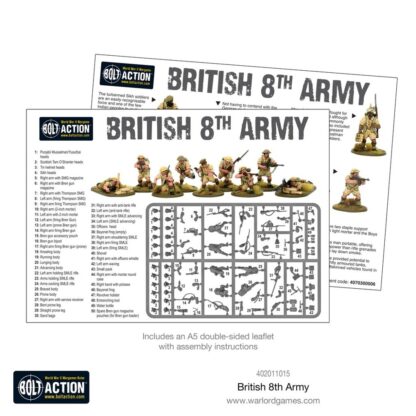 Warlord 402011015 Bolt Action British 8th Army