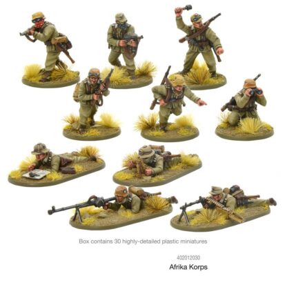 Warlord 402012030 Bolt Action German Afrika Korps