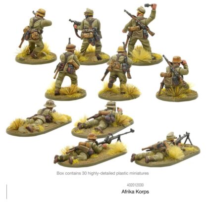 Warlord 402012030 Bolt Action German Afrika Korps