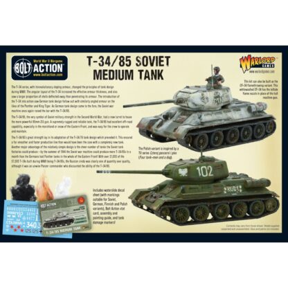 Warlord 402014004 T34-85 Soviet Medium Tank