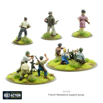 Warlord 402215508 Bolt Action French Resistance Support Group