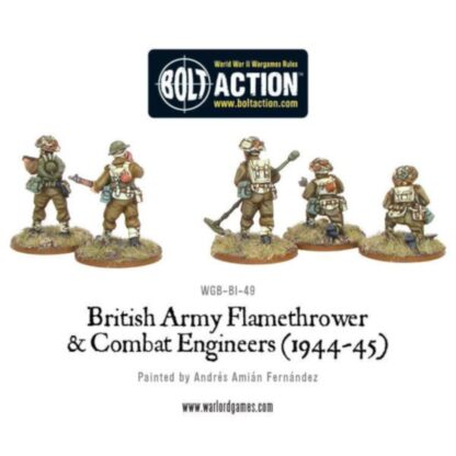 Warlord WGB-BI-49 Bolt Action British Flamethrower and Combat Engineer